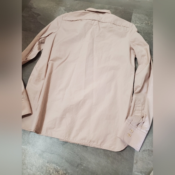Chloé Light Pink Long Sleeve Button-Up Shirt. French. 100% Cotton. 2 US - Picture 8 of 10
